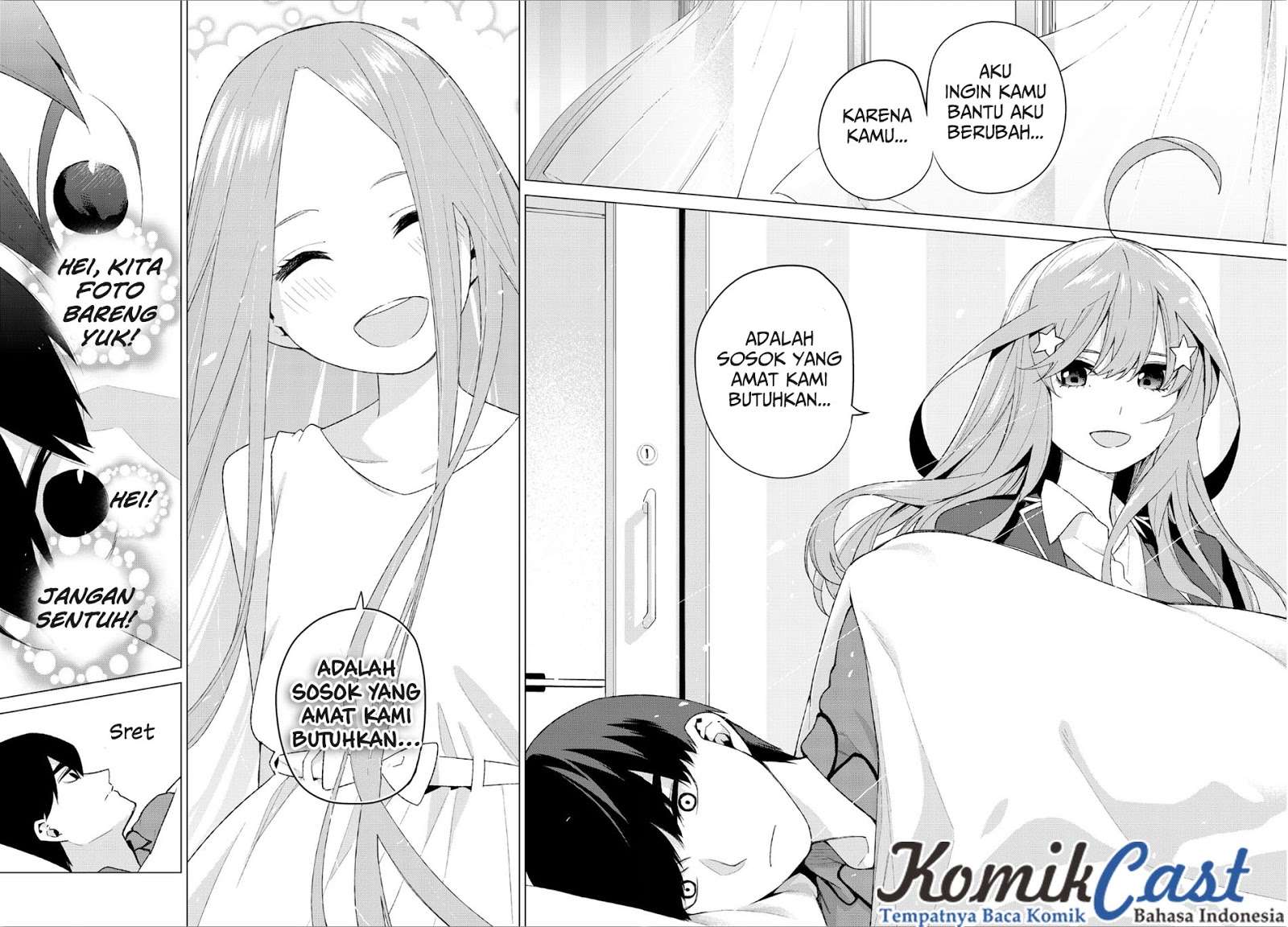 Go-toubun no Hanayome Chapter 34 Gambar 17