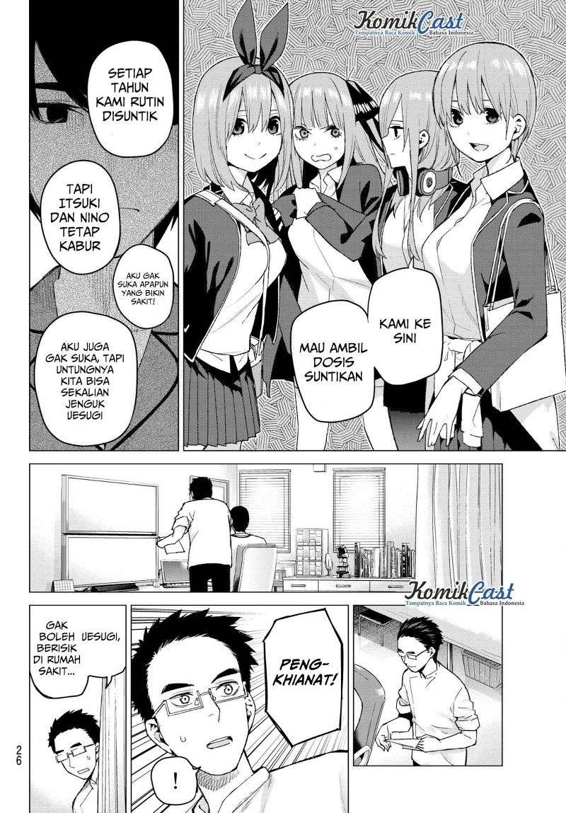 Go-toubun no Hanayome Chapter 33 Gambar 18