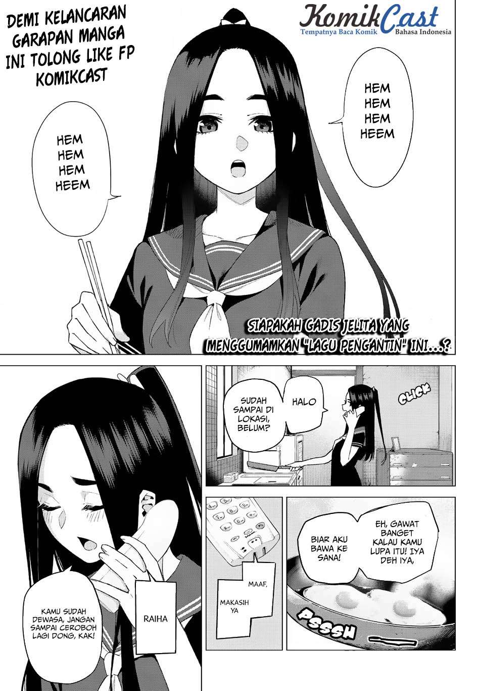 Manga Go-toubun no Hanayome Chapter 32 gambar nomor 2