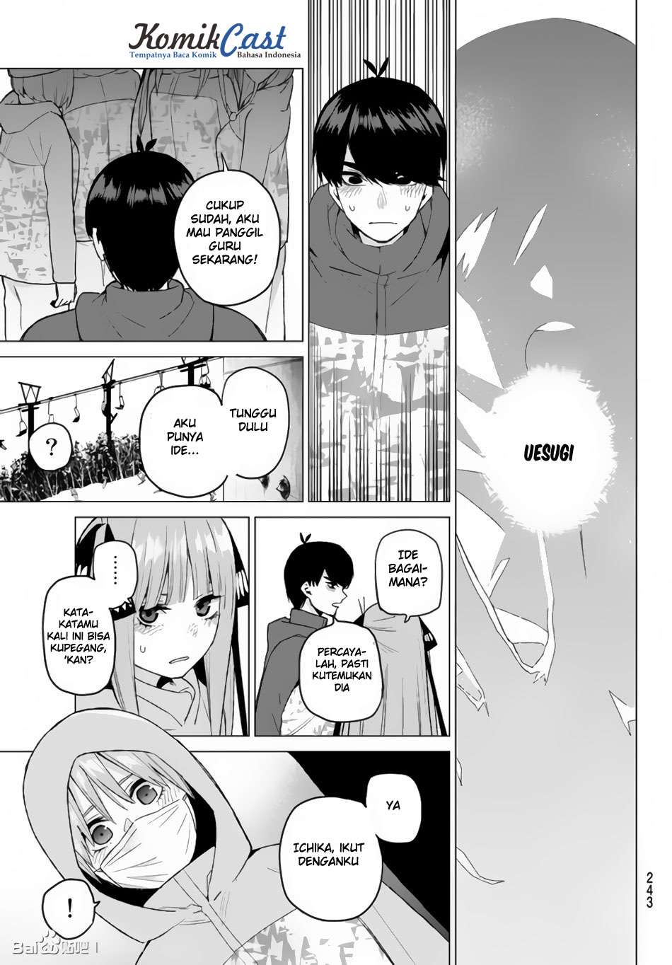 Go-toubun no Hanayome Chapter 30 Gambar 14