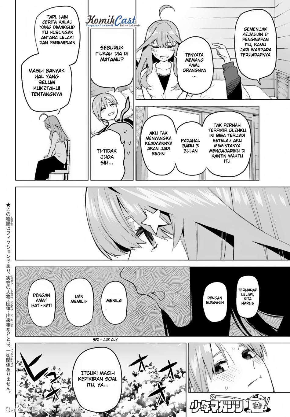 Go-toubun no Hanayome Chapter 30 Gambar 3