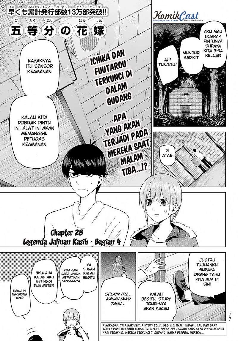 Manga Go-toubun no Hanayome Chapter 28 gambar nomor 2