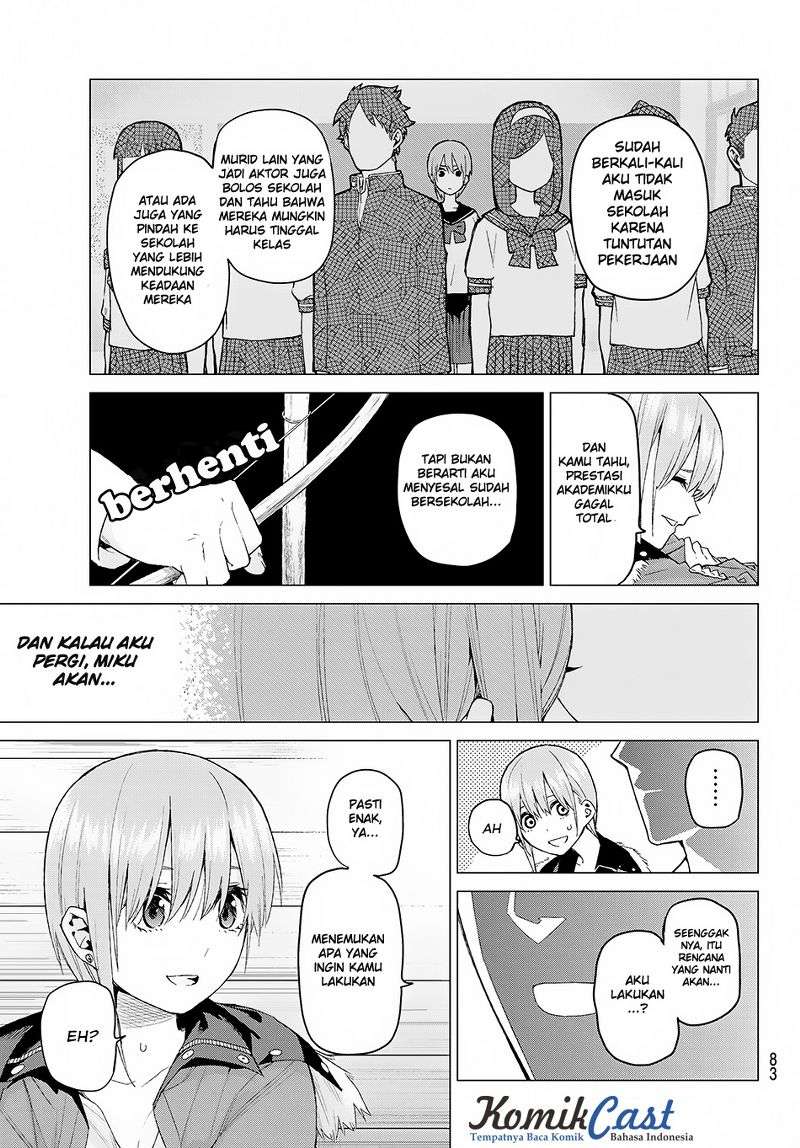 Go-toubun no Hanayome Chapter 28 Gambar 8