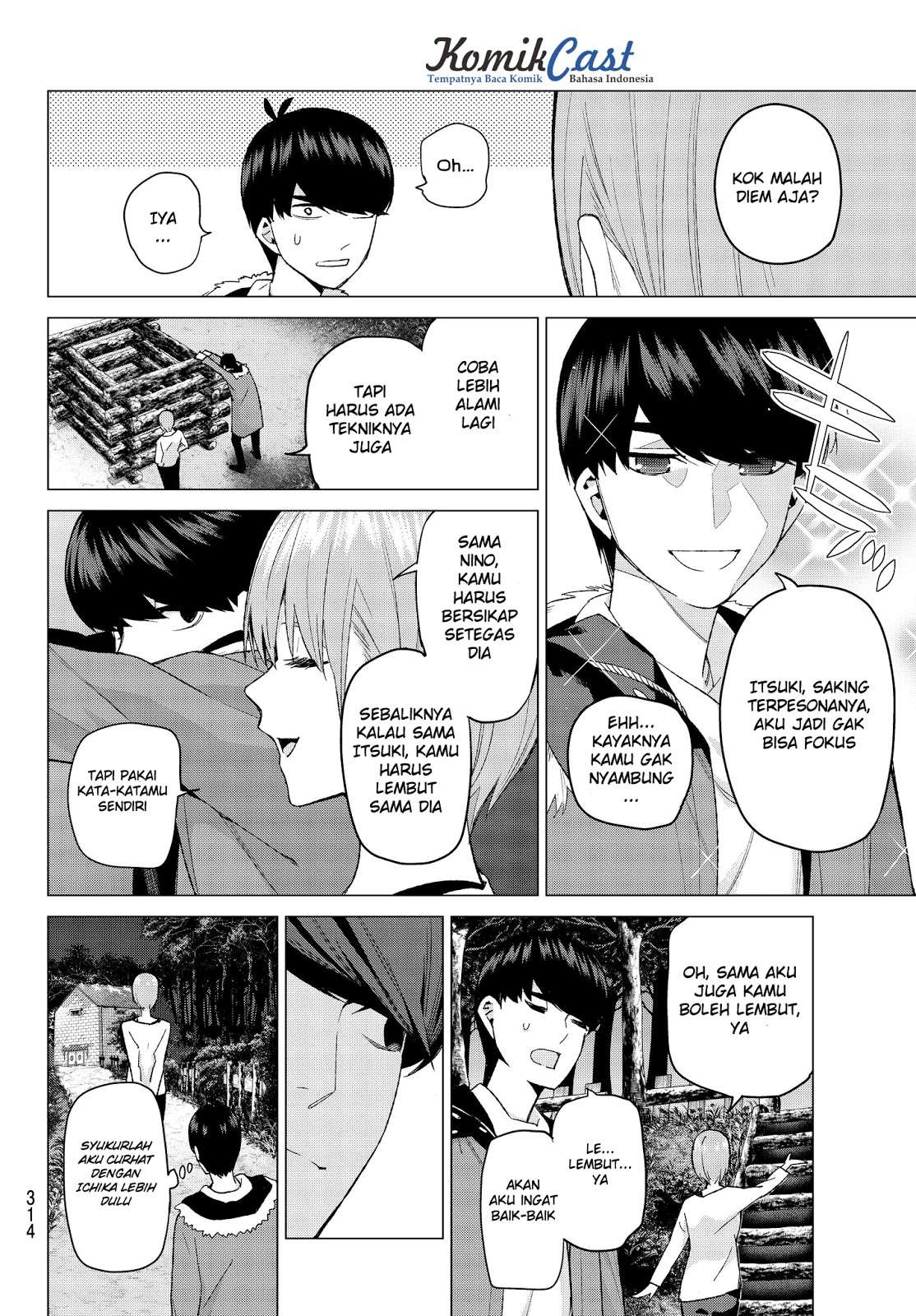 Go-toubun no Hanayome Chapter 27 Gambar 13