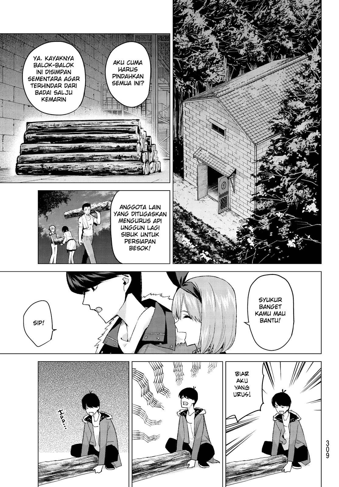 Go-toubun no Hanayome Chapter 27 Gambar 8