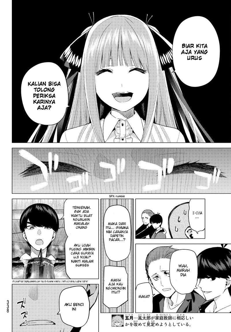 Go-toubun no Hanayome Chapter 25 Gambar 7