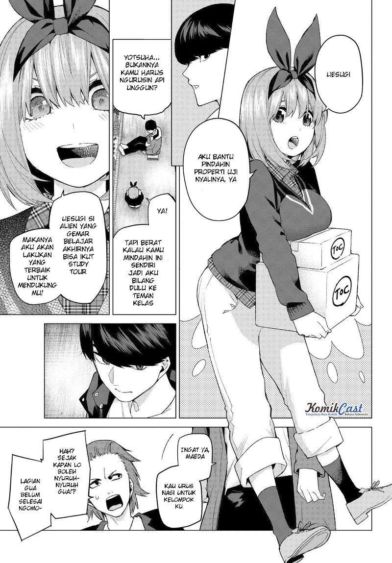 Go-toubun no Hanayome Chapter 25 Gambar 8