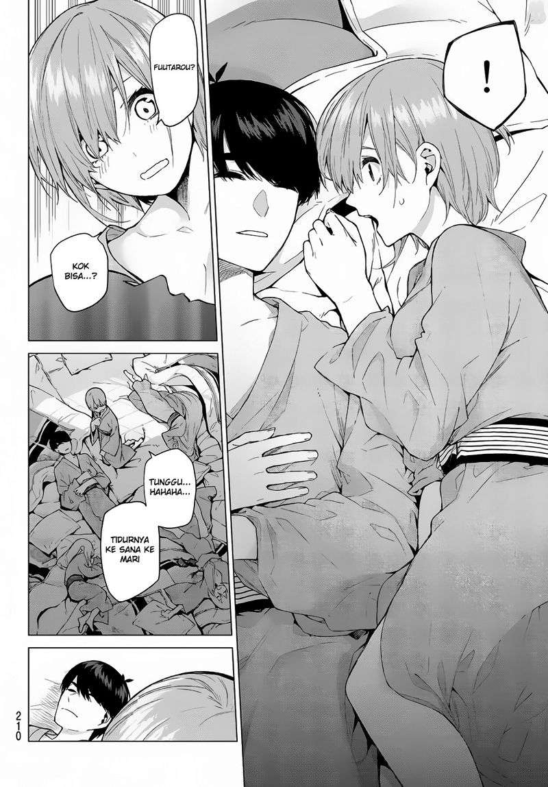 Go-toubun no Hanayome Chapter 24 Gambar 17