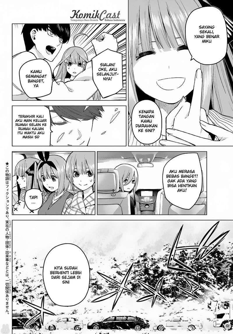 Go-toubun no Hanayome Chapter 24 Gambar 3