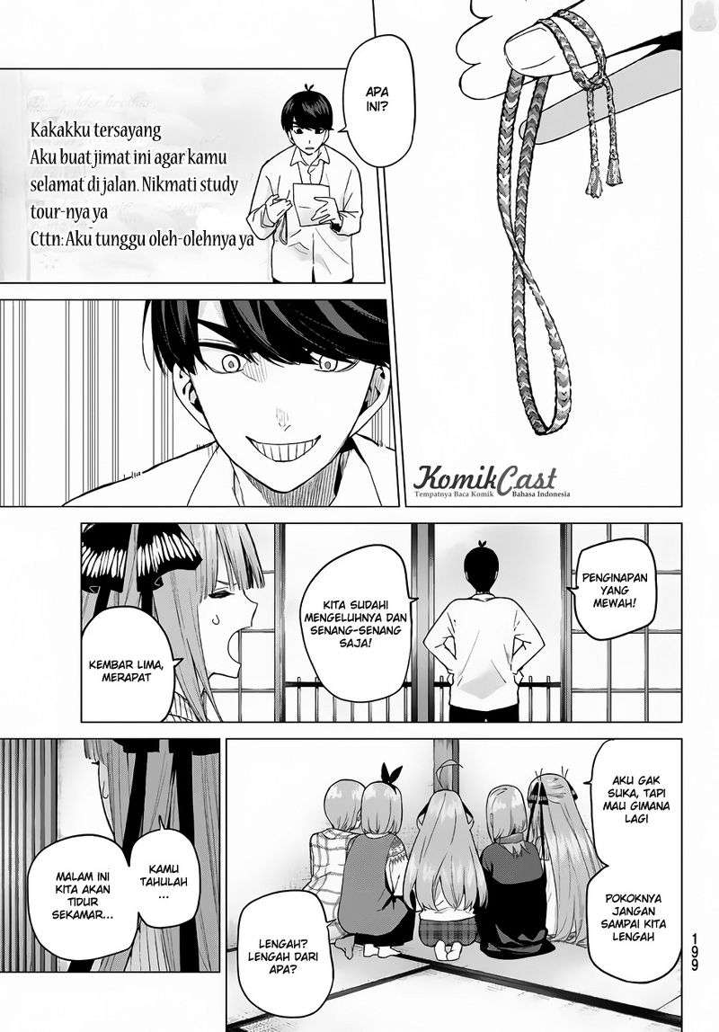 Go-toubun no Hanayome Chapter 24 Gambar 6