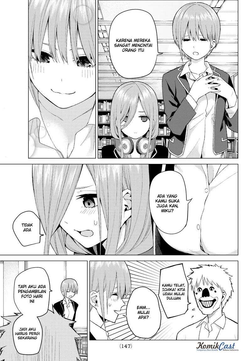 Go-toubun no Hanayome Chapter 22 Gambar 8