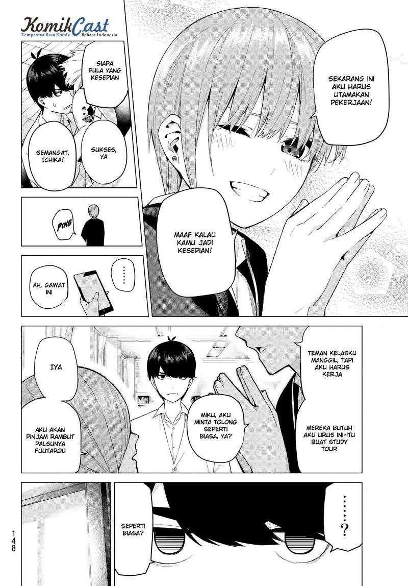 Go-toubun no Hanayome Chapter 22 Gambar 9