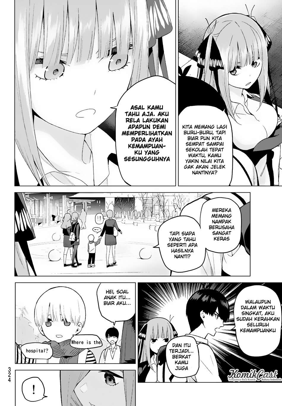 Go-toubun no Hanayome Chapter 19 Gambar 11