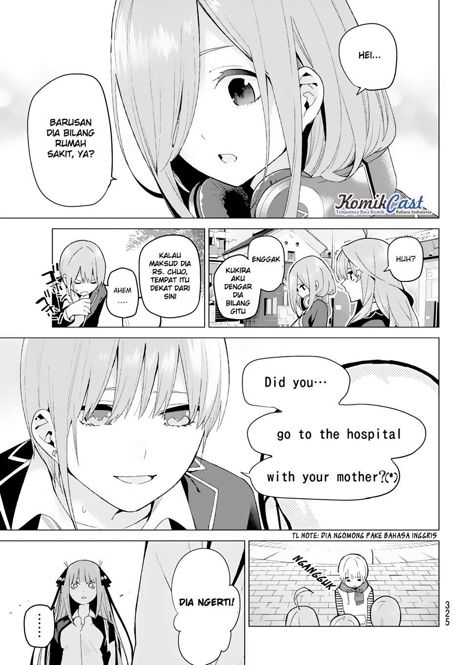 Go-toubun no Hanayome Chapter 19 Gambar 12