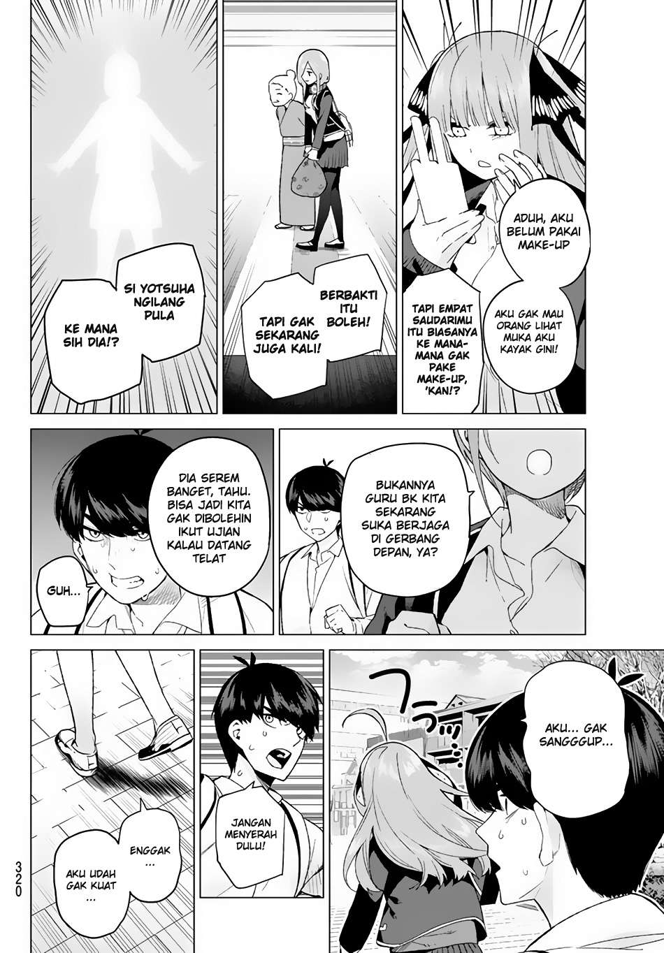 Go-toubun no Hanayome Chapter 19 Gambar 7