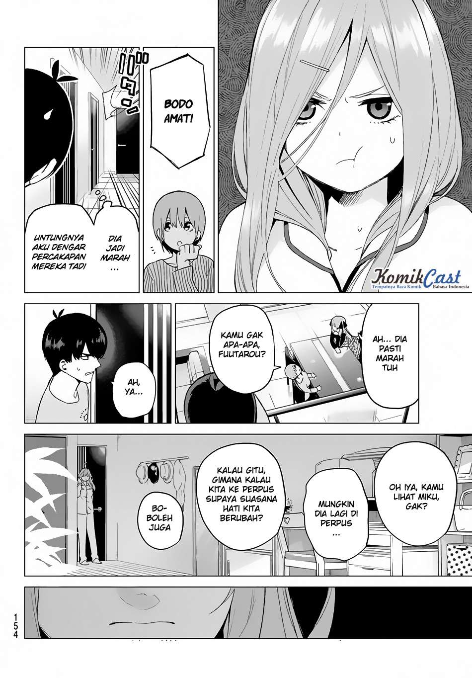 Go-toubun no Hanayome Chapter 18 Gambar 10