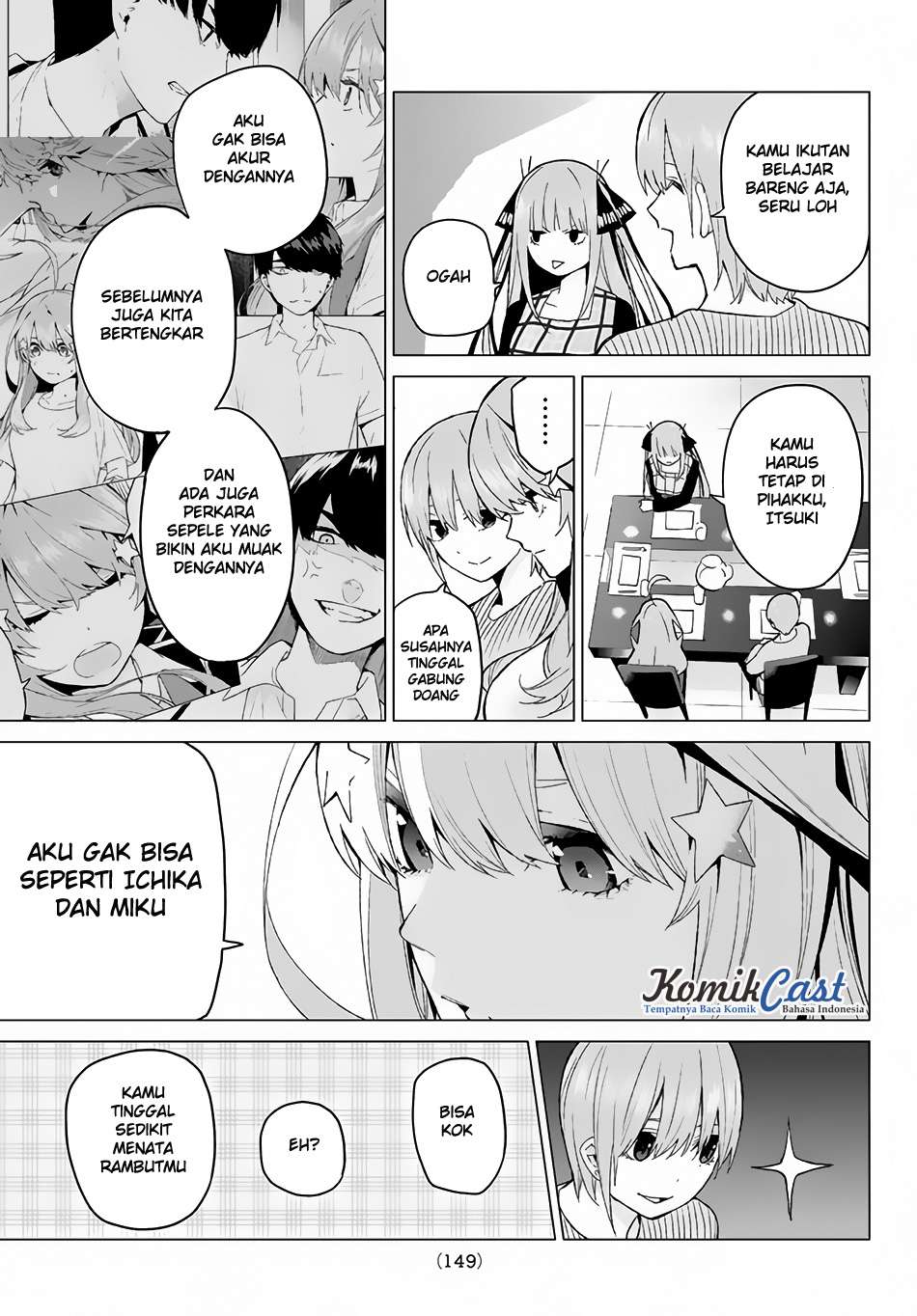 Go-toubun no Hanayome Chapter 18 Gambar 5
