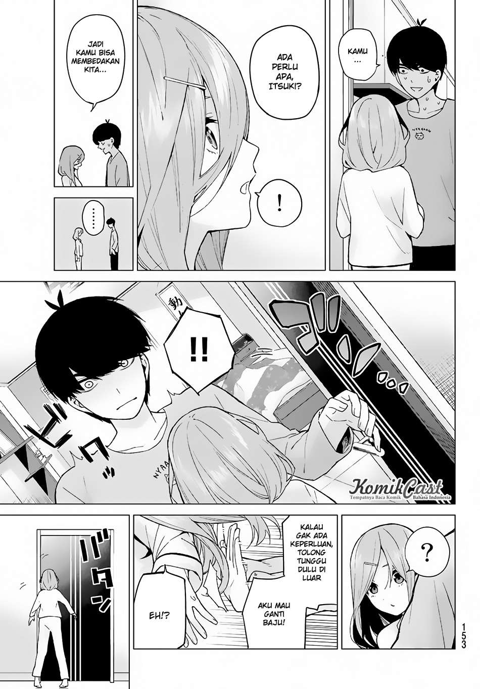 Go-toubun no Hanayome Chapter 18 Gambar 9