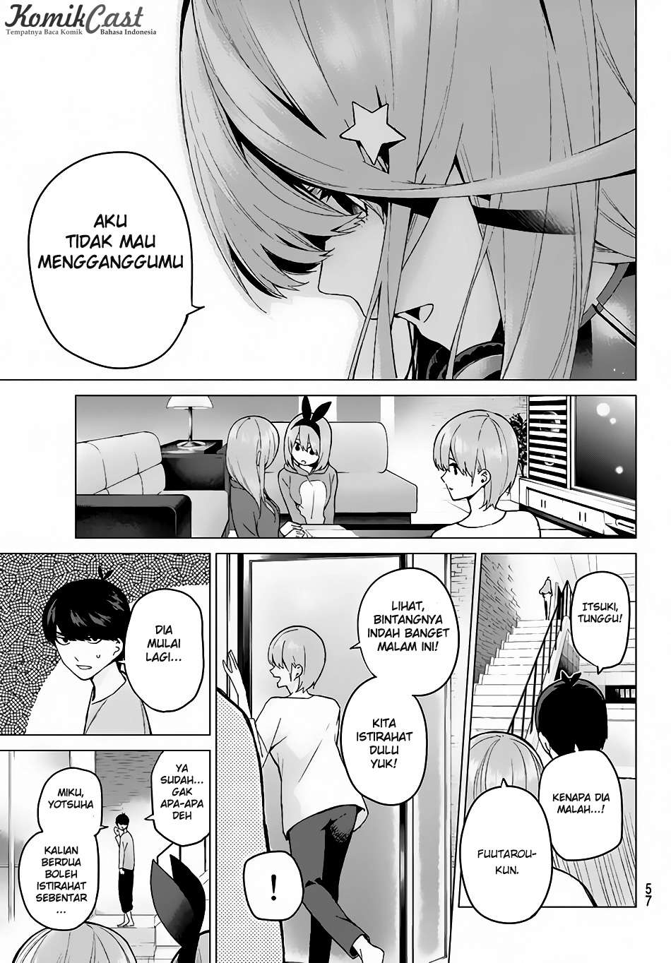 Go-toubun no Hanayome Chapter 17 Gambar 12