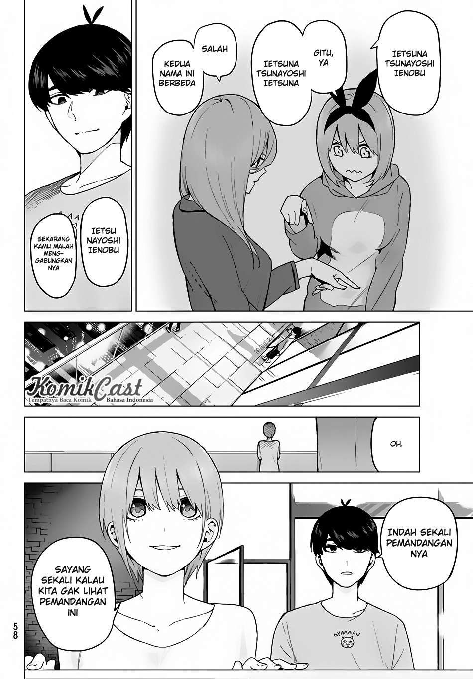 Go-toubun no Hanayome Chapter 17 Gambar 13