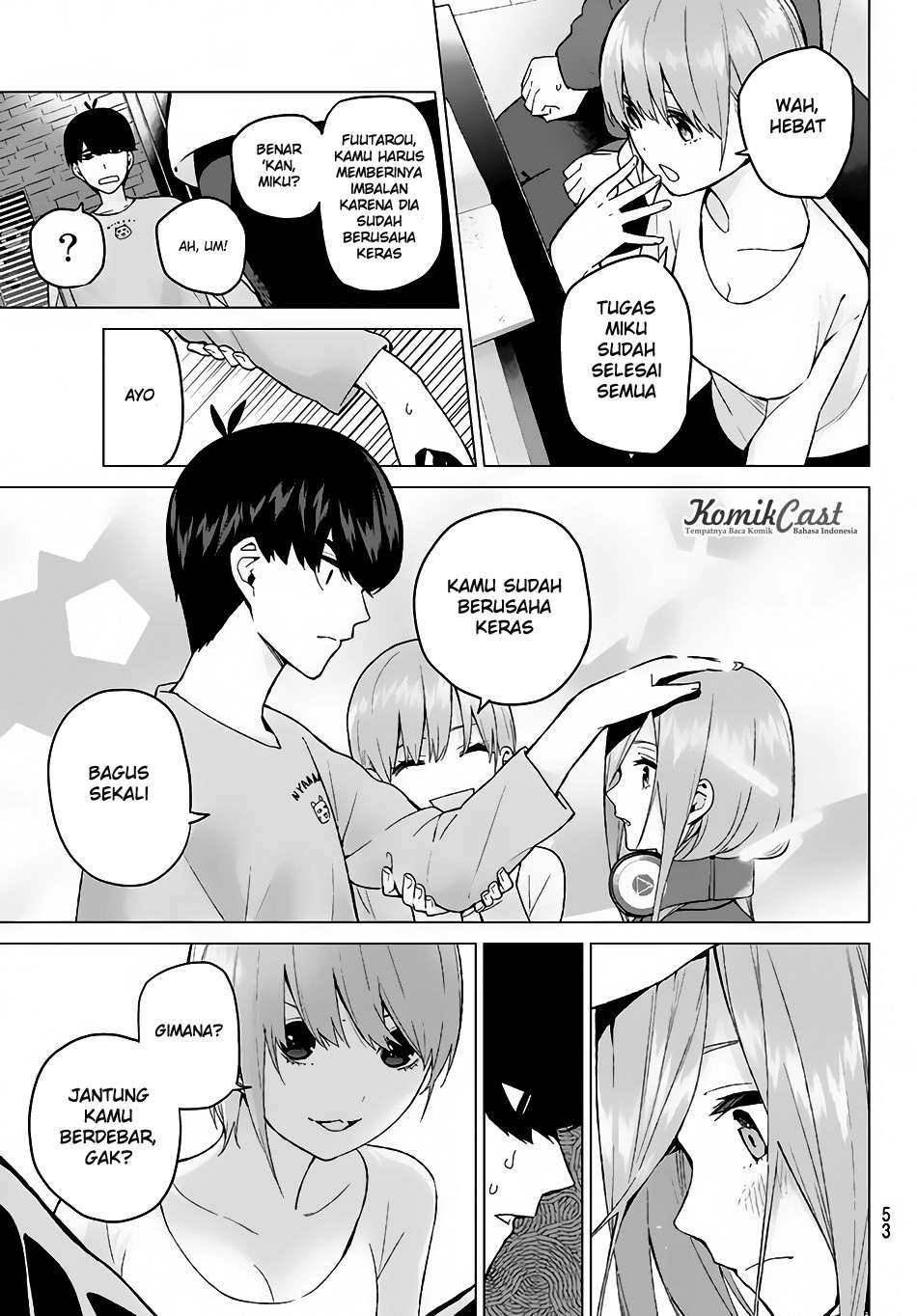 Go-toubun no Hanayome Chapter 17 Gambar 8