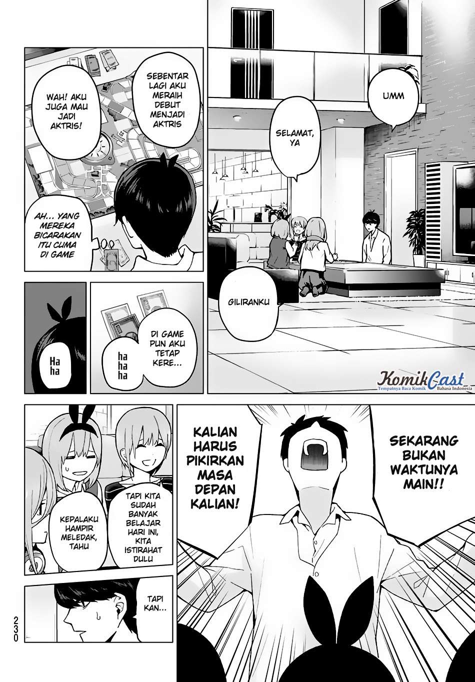 Go-toubun no Hanayome Chapter 16 Gambar 11