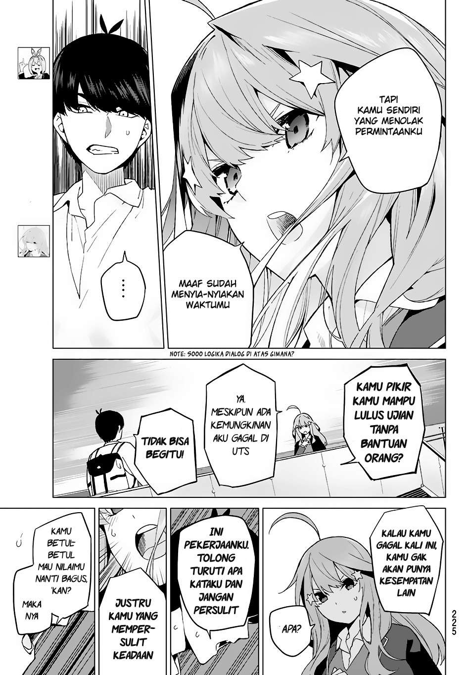 Go-toubun no Hanayome Chapter 16 Gambar 6