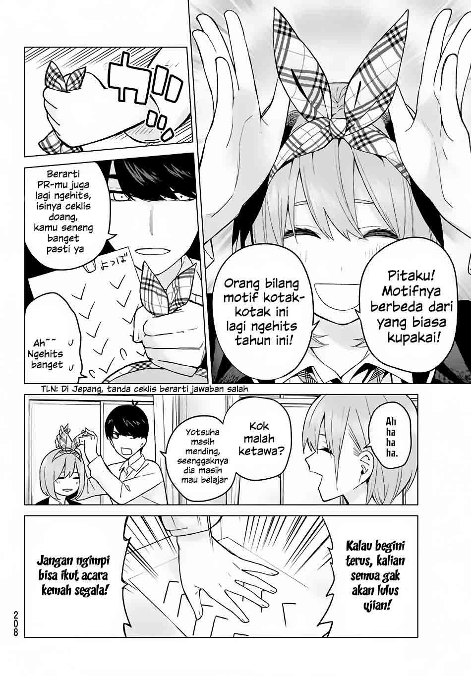 Go-toubun no Hanayome Chapter 15 Gambar 13