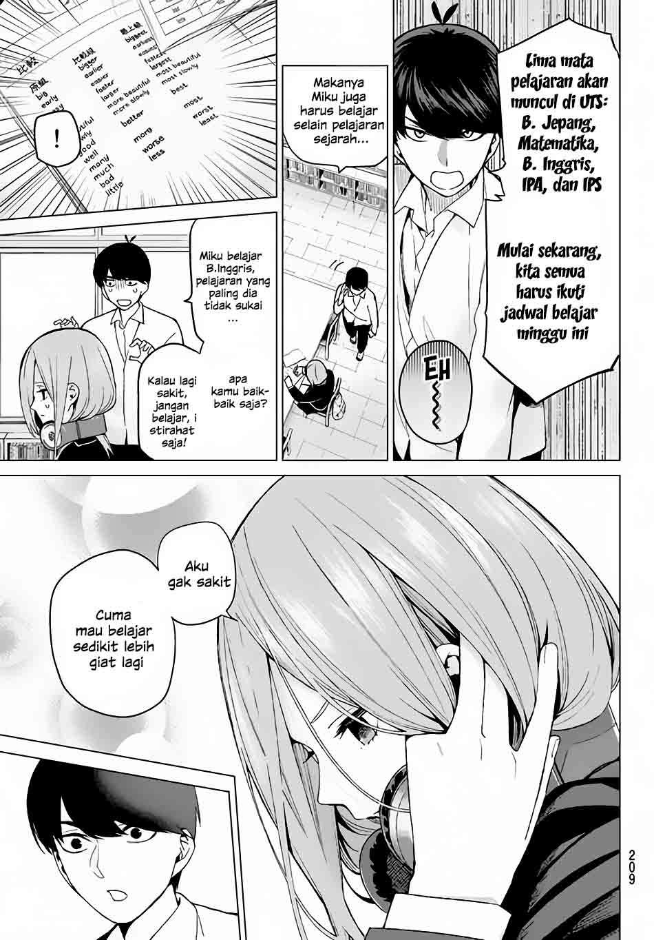 Go-toubun no Hanayome Chapter 15 Gambar 14