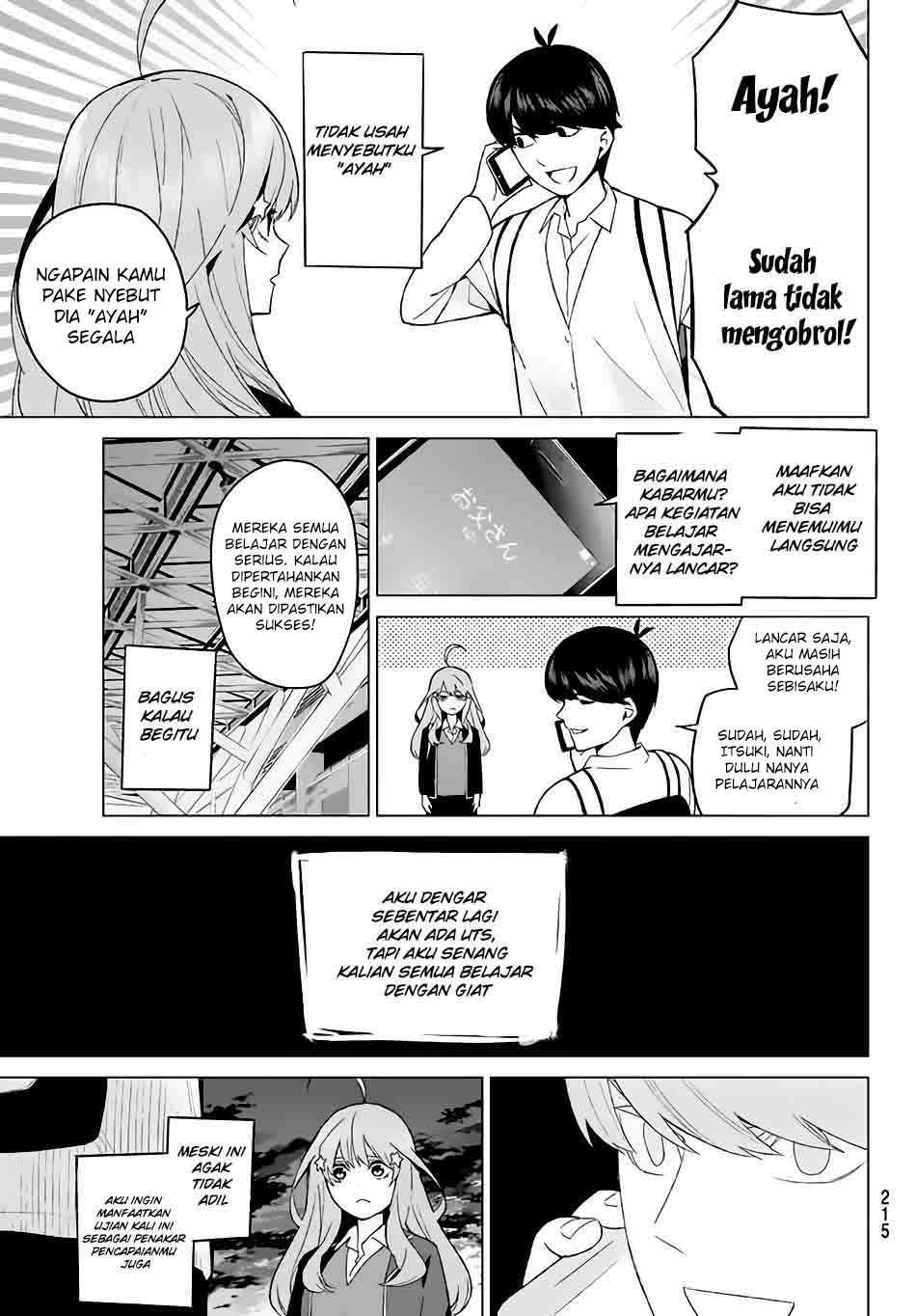 Go-toubun no Hanayome Chapter 15 Gambar 20