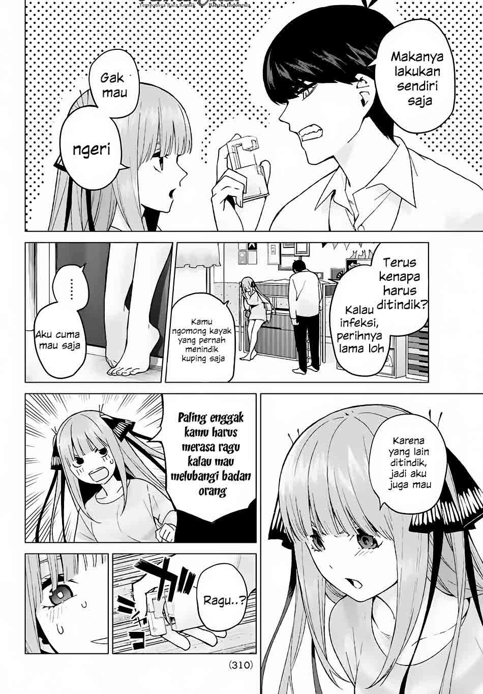Go-toubun no Hanayome Chapter 14 Gambar 11