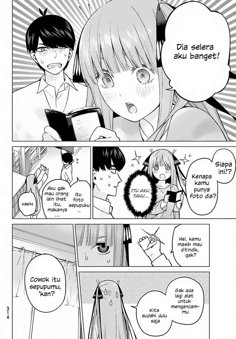 Go-toubun no Hanayome Chapter 14 Gambar 15
