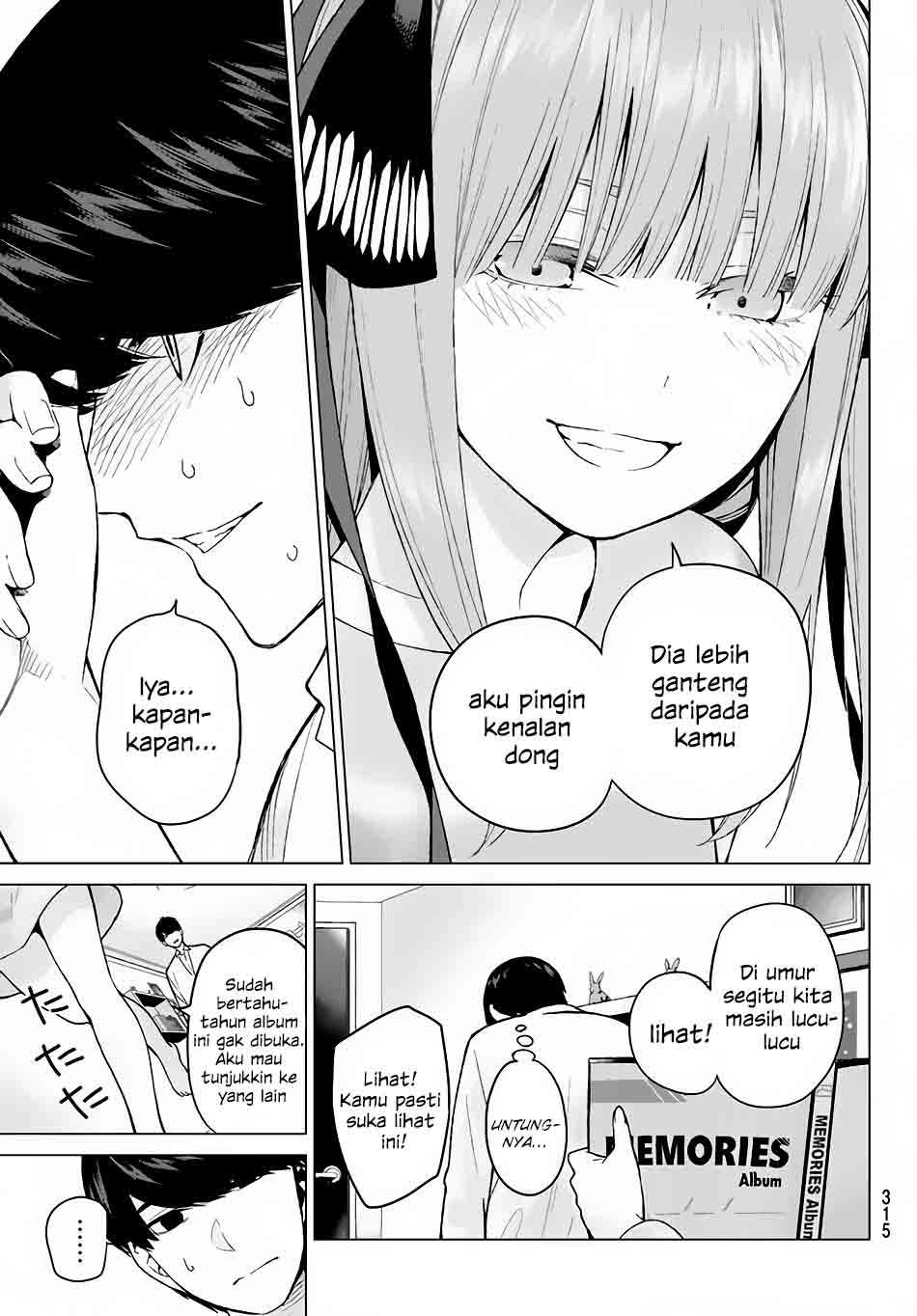 Go-toubun no Hanayome Chapter 14 Gambar 16