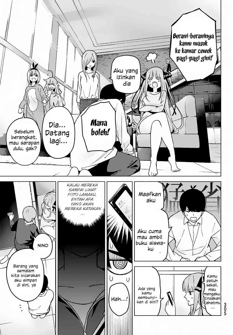 Go-toubun no Hanayome Chapter 14 Gambar 6