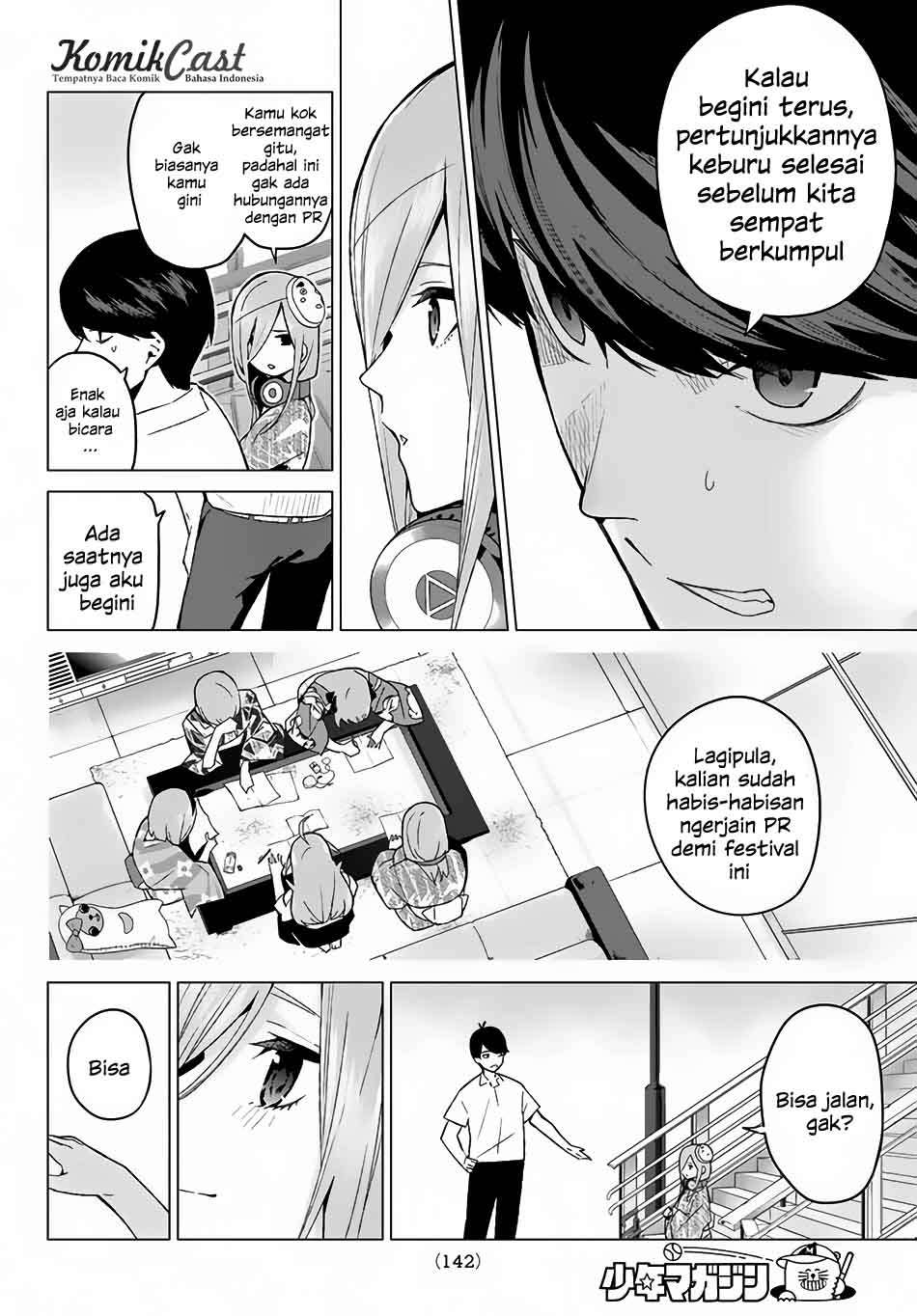 Go-toubun no Hanayome Chapter 9 Gambar 13
