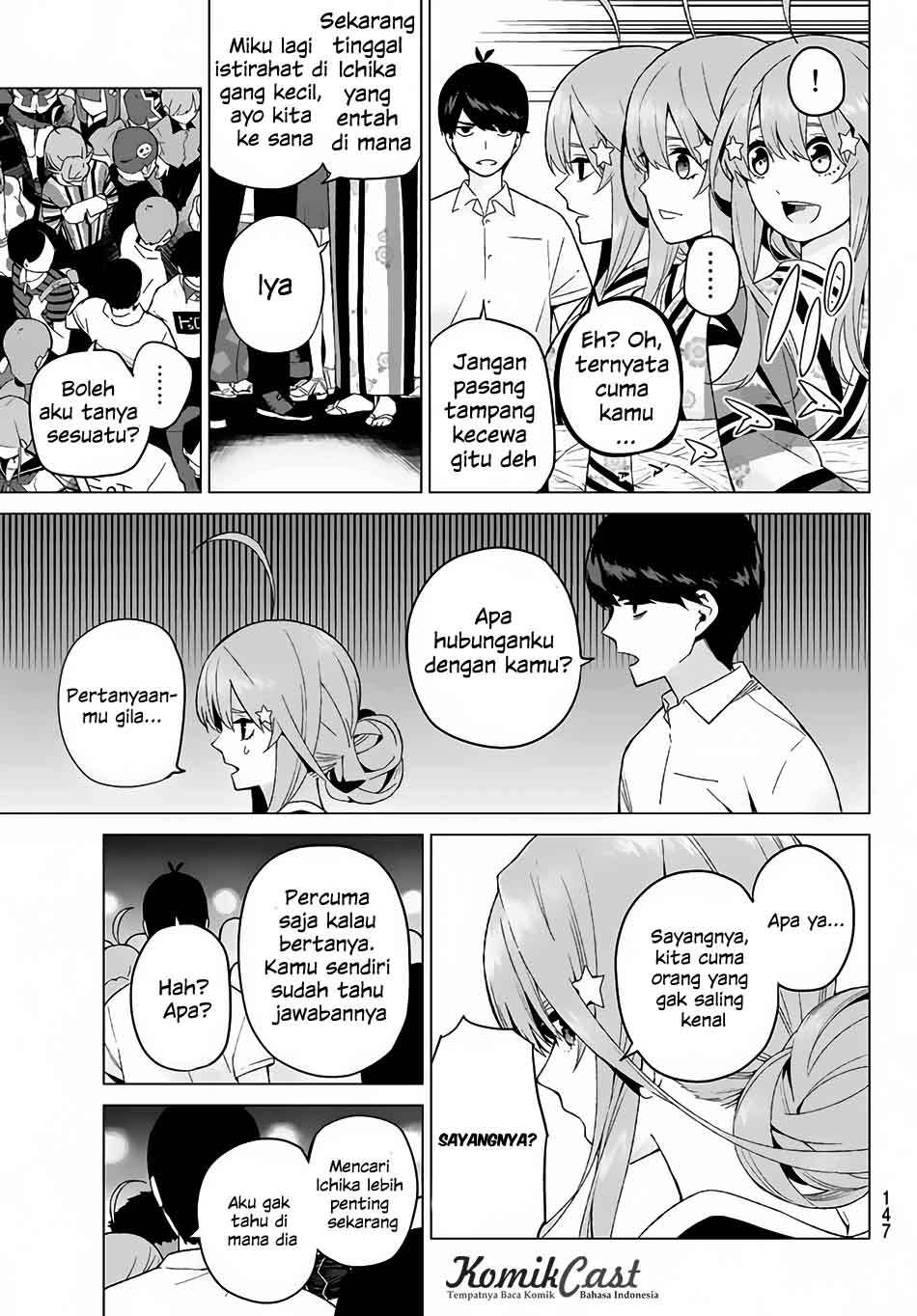 Go-toubun no Hanayome Chapter 9 Gambar 18