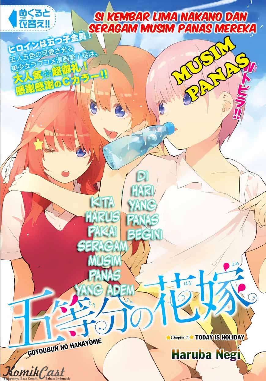 Komik Go-toubun no Hanayome Chapter 7 gambar nomor 1