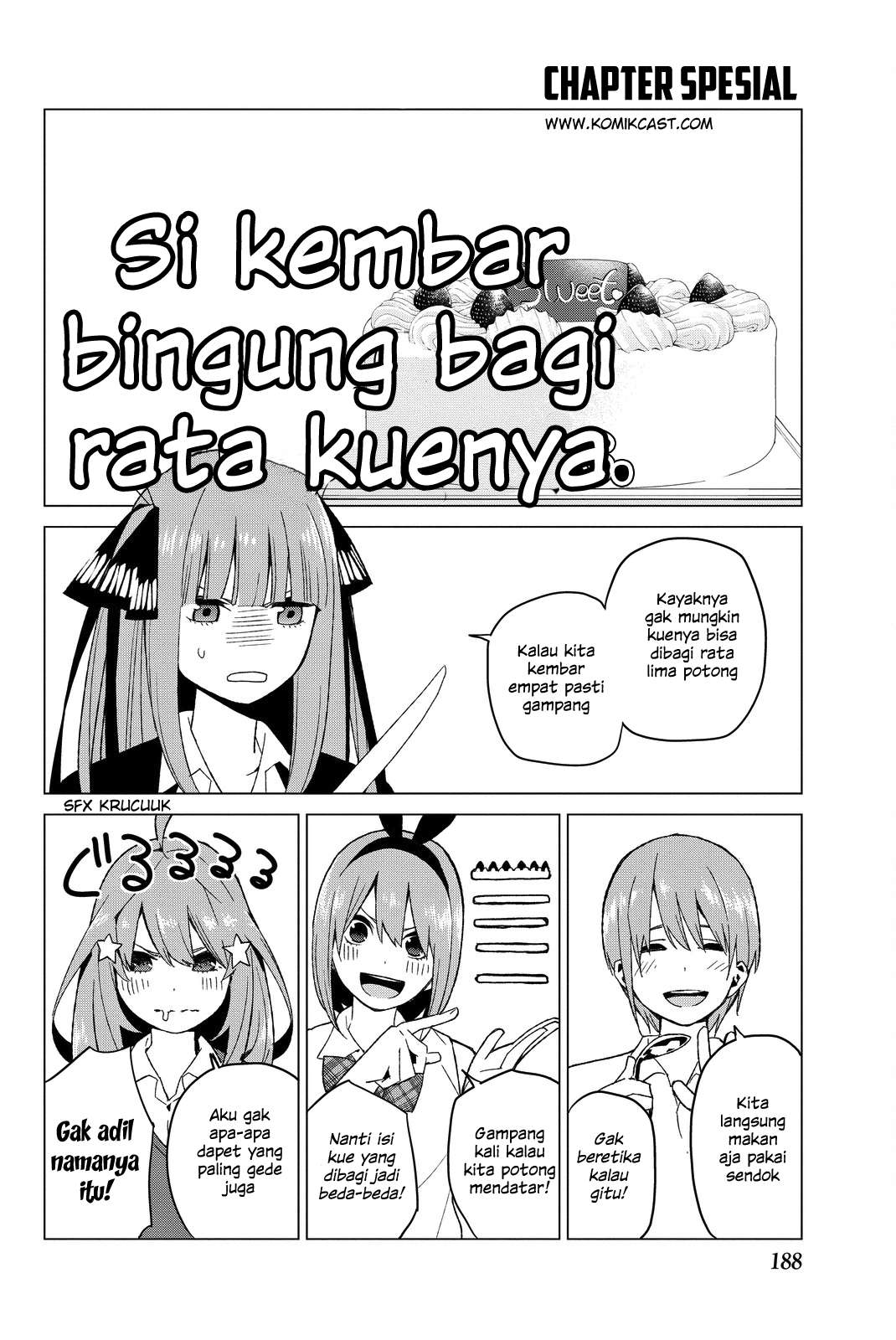 Go-toubun no Hanayome Chapter 55 Gambar 7