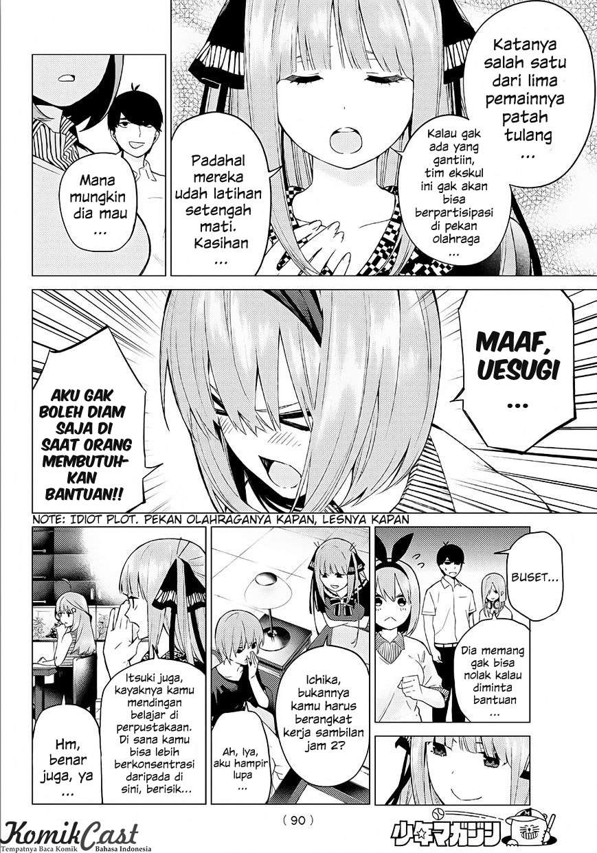 Go-toubun no Hanayome Chapter 5 Gambar 7