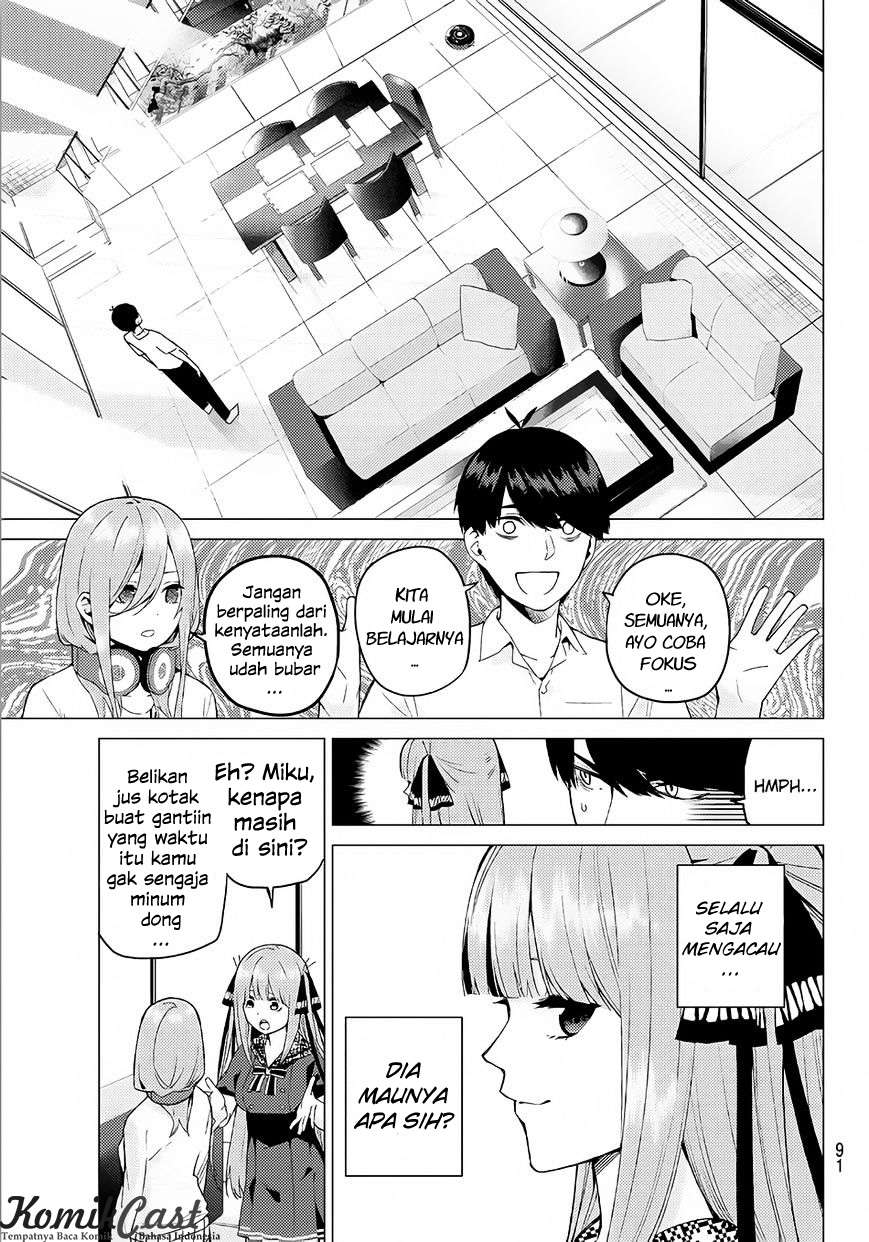 Go-toubun no Hanayome Chapter 5 Gambar 8