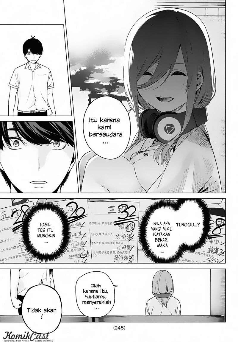 Go-toubun no Hanayome Chapter 4 Gambar 18
