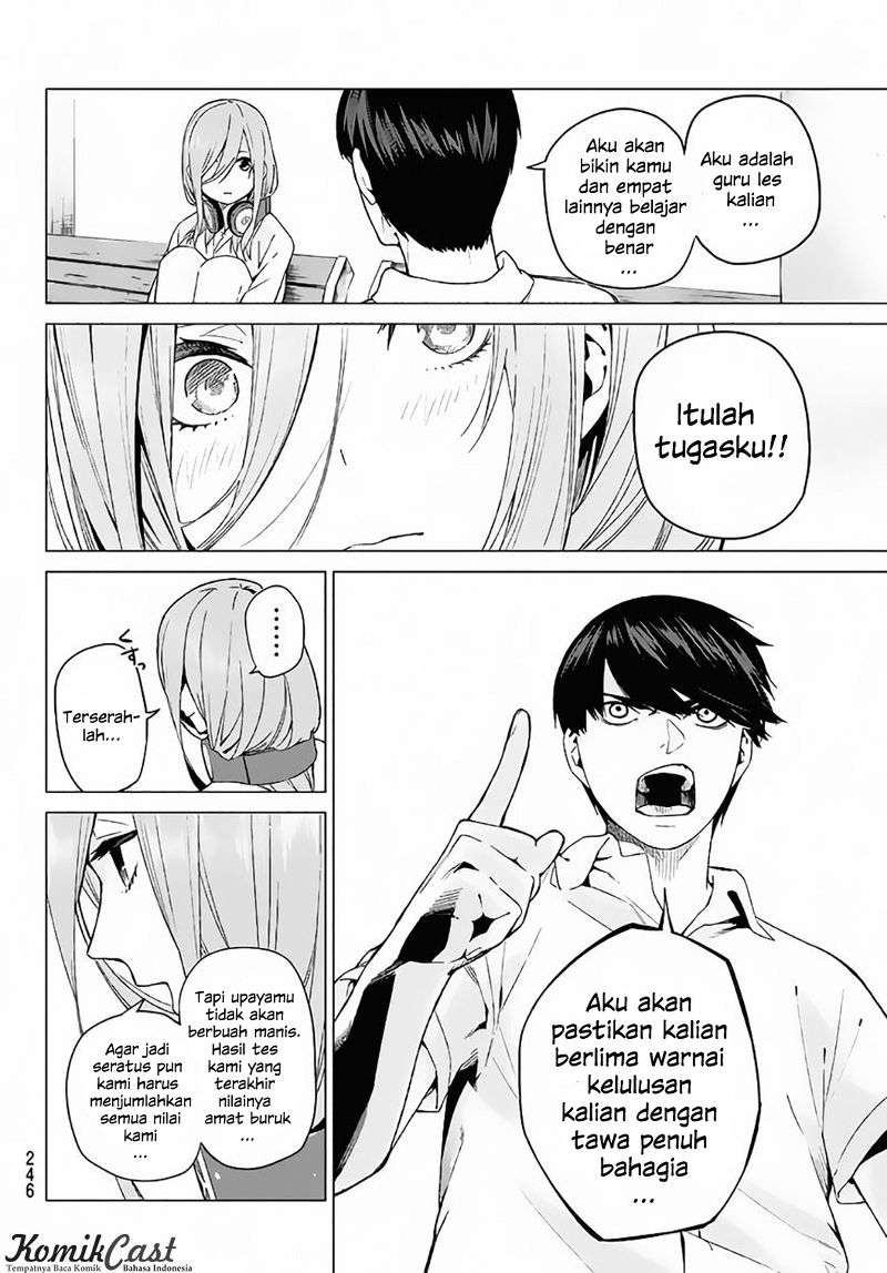 Go-toubun no Hanayome Chapter 4 Gambar 19
