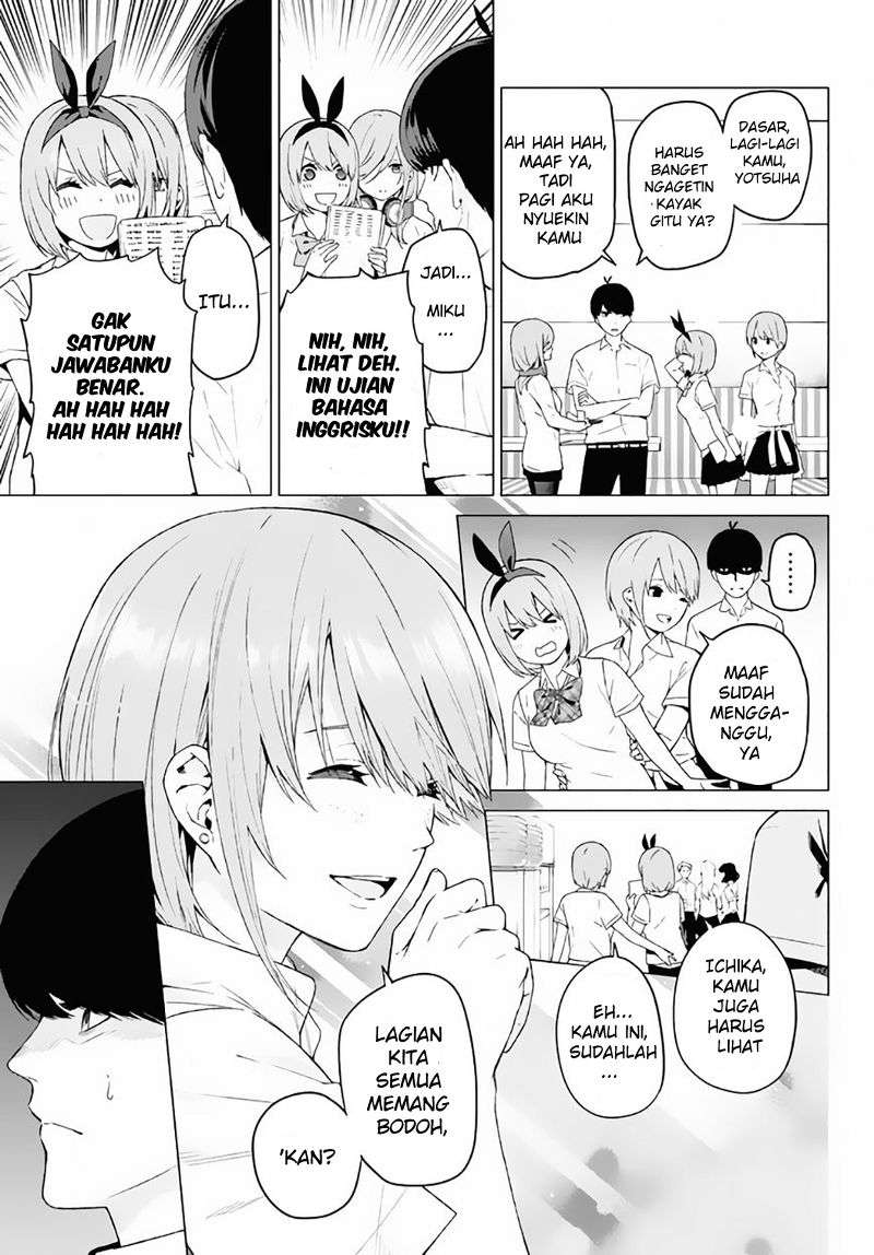 Go-toubun no Hanayome Chapter 3 Gambar 12