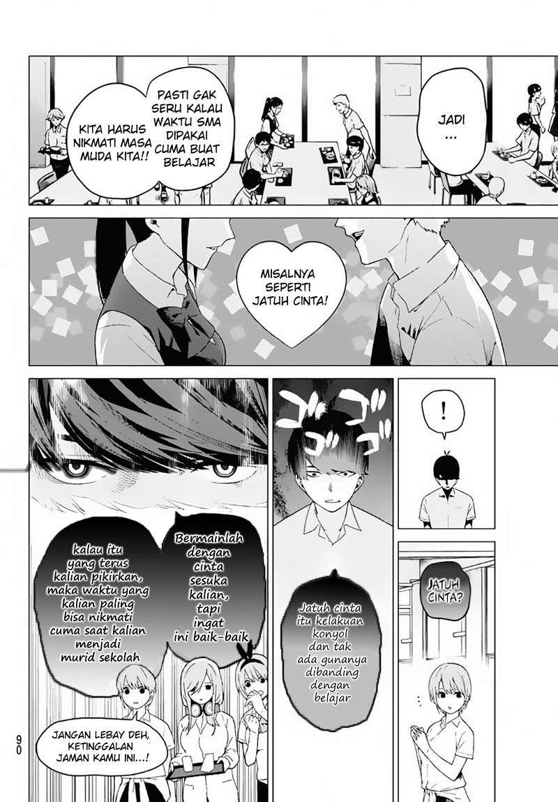 Go-toubun no Hanayome Chapter 3 Gambar 13