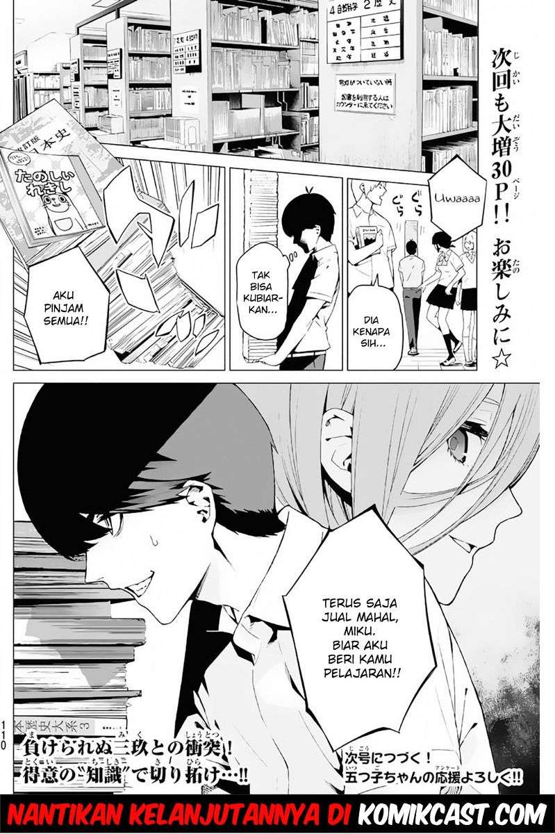 Go-toubun no Hanayome Chapter 3 Gambar 32