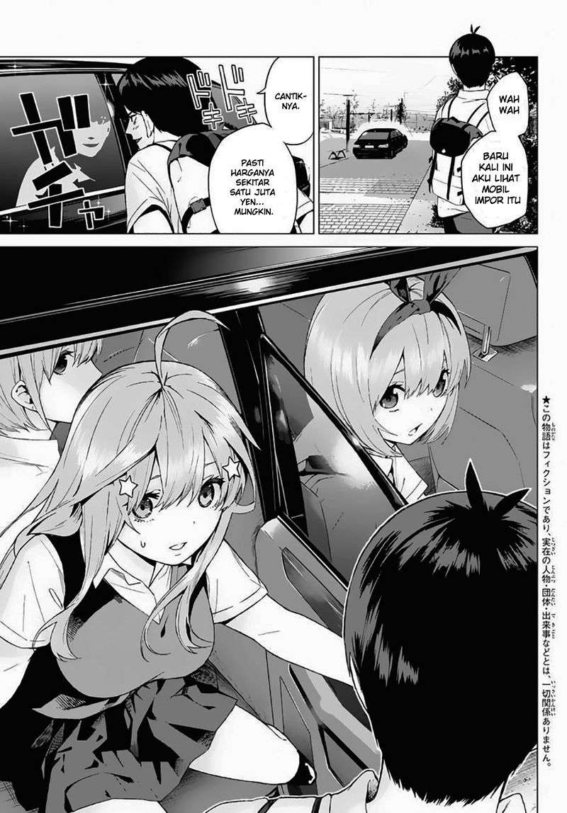 Go-toubun no Hanayome Chapter 3 Gambar 4