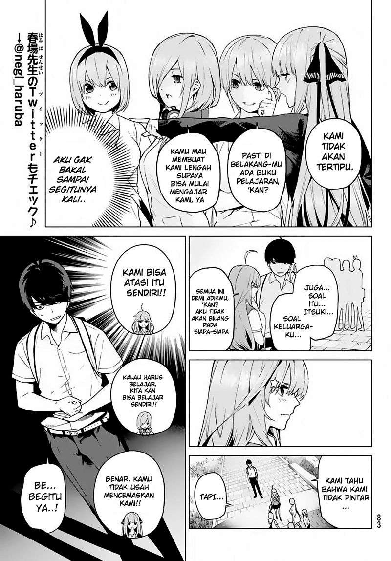 Go-toubun no Hanayome Chapter 3 Gambar 6