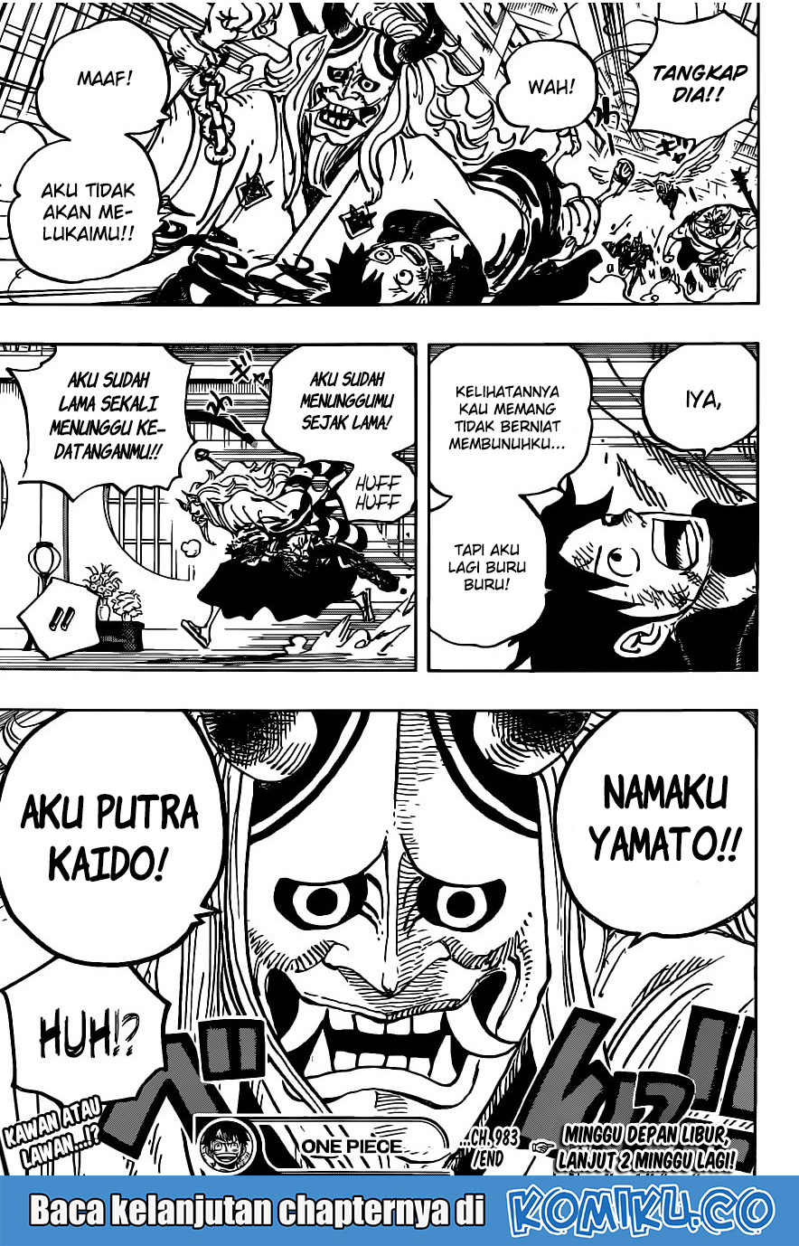 One Piece Chapter 983 Gambar 18
