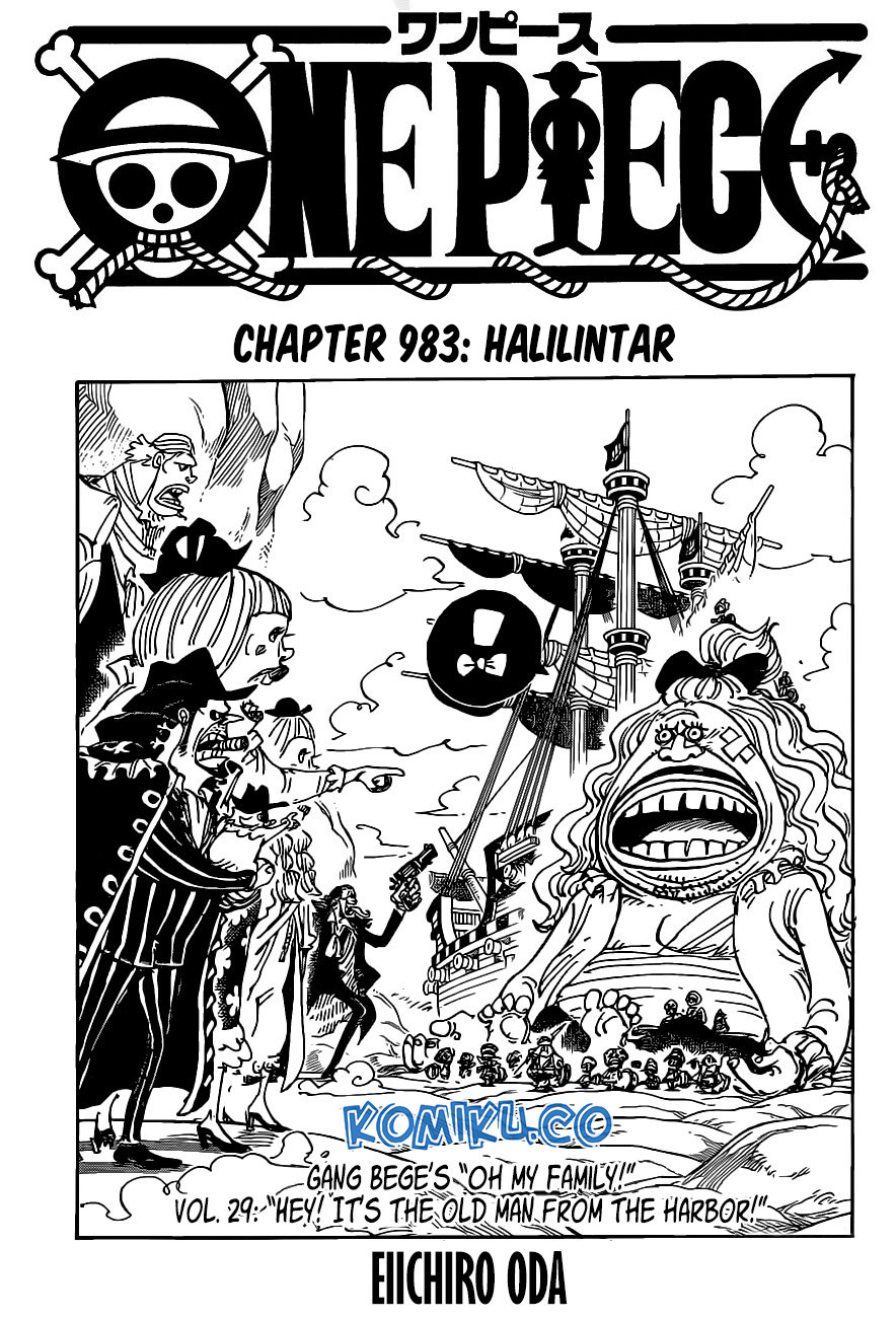 Manga One Piece Chapter 983 gambar nomor 2