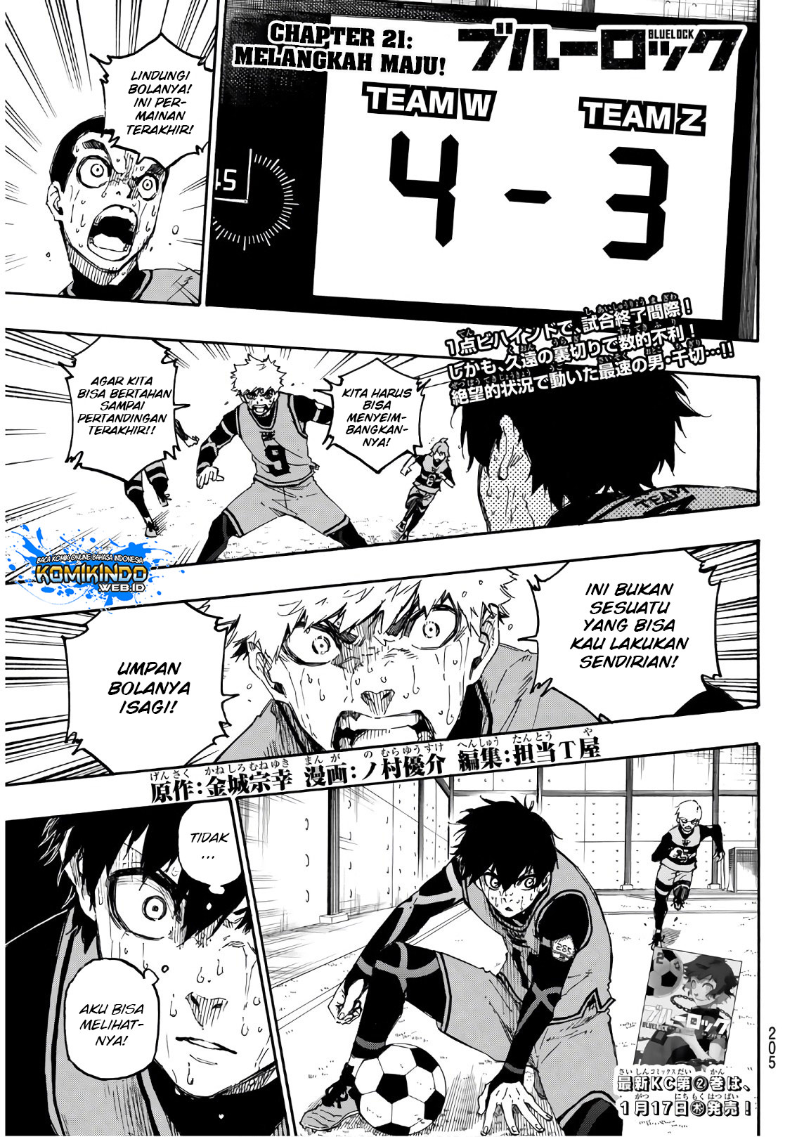 Manga Blue Lock Chapter 21 gambar nomor 2